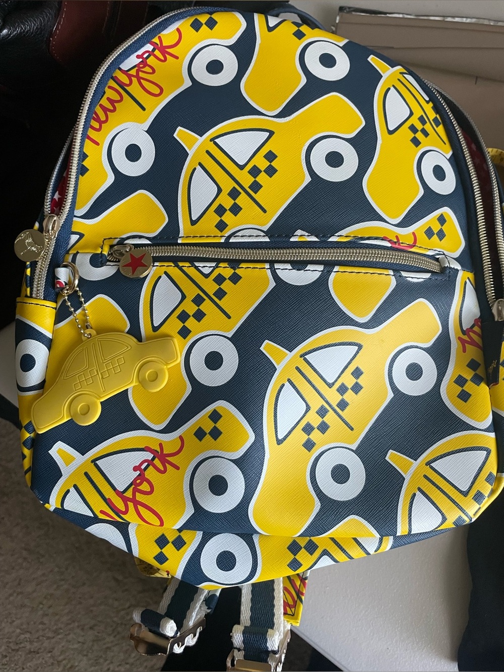 Dabney Lee New York Yellow Taxi Backpack in like new condition